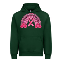 Forest Green breast cancer rainbow Urban Hoodie - AdoDesignShop