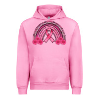 Fuchsia Pink breast cancer rainbow Urban Hoodie - AdoDesignShop