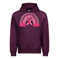 Mauve Wine breast cancer rainbow Urban Hoodie - AdoDesignShop