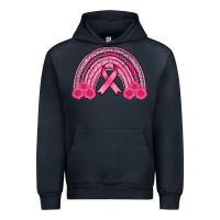 Navy breast cancer rainbow Urban Hoodie - AdoDesignShop