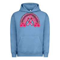 Pigment Pebble Blue breast cancer rainbow Urban Hoodie - AdoDesignShop