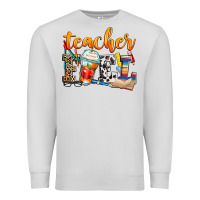 Dove Grey teacher fuel Premium Sweatshirt - Zillion Design Studio