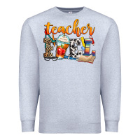 Heather Grey teacher fuel Premium Sweatshirt - Zillion Design Studio