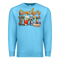 Ocean Blue teacher fuel Premium Sweatshirt - Zillion Design Studio