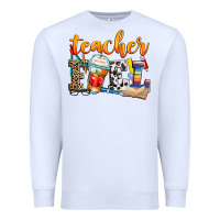 White teacher fuel Premium Sweatshirt - Zillion Design Studio