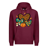 Burgundy love fall Premium Hoodie - JahusDesignShop