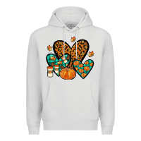 Dove Grey love fall Premium Hoodie - JahusDesignShop