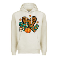 Oatmeal Heather love fall Premium Hoodie - JahusDesignShop