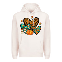 Pale Pink love fall Premium Hoodie - JahusDesignShop