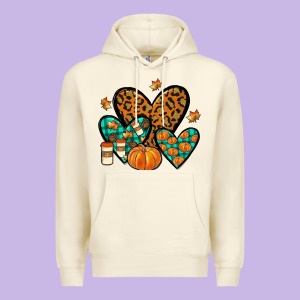 Love Fall Premium Hoodie Designed By Jahusdesignshop