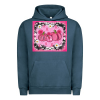 Pigment Midnight Navy breast cancer pumpkins Urban Hoodie - AdoDesignShop