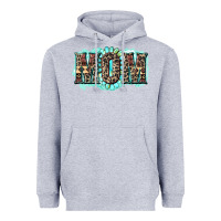 Heather Grey aztec mom Heavyweight Hoodie - Zillion Design Studio