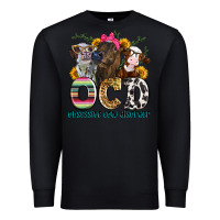 Black ocd obsessive cow disorder Premium Sweatshirt - Zillion Design Studio