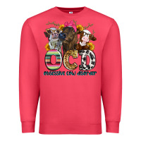 Cardinal ocd obsessive cow disorder Premium Sweatshirt - Zillion Design Studio