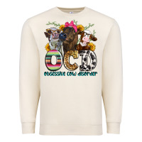 Sandshell ocd obsessive cow disorder Premium Sweatshirt - Zillion Design Studio
