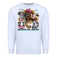 Ocd Obsessive Cow Disorder Premium Sweatshirt | Teevron