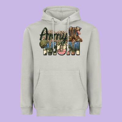 Heavyweight Hoodie army mom