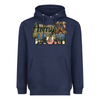 Navy army mom Heavyweight Hoodie - Zillion Design Studio