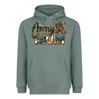 Sage army mom Heavyweight Hoodie - Zillion Design Studio
