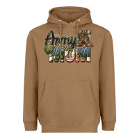 Toasted Coconut army mom Heavyweight Hoodie - Zillion Design Studio