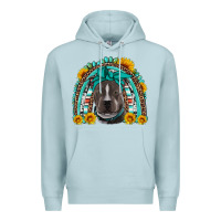 Blue Mist western pitbull rainbow Premium Hoodie - Artiststas