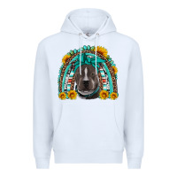 White western pitbull rainbow Premium Hoodie - Artiststas