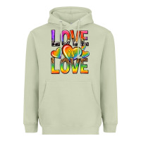 Matcha love is love with hearts Heavyweight Hoodie - texasbilliewilder