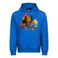 Cobalt cluck it coop animals hen and chick aztec serape leopard Urban Hoodie - Artiststas
