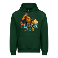 Forest Green cluck it coop animals hen and chick aztec serape leopard Urban Hoodie - Artiststas