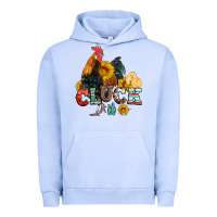 Pigment Grape Ice cluck it coop animals hen and chick aztec serape leopard Urban Hoodie - Artiststas