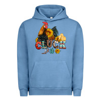 Cluck It Coop Animals Hen And Chick Aztec Serape Leopard Urban Hoodie | Teevron
