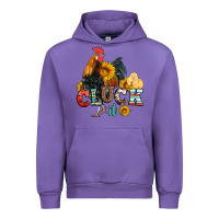 Tulip cluck it coop animals hen and chick aztec serape leopard Urban Hoodie - Artiststas