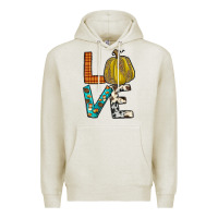 Oatmeal Heather fall love Premium Hoodie - JahusDesignShop