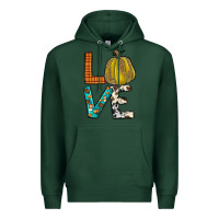 Sports Green fall love Premium Hoodie - JahusDesignShop