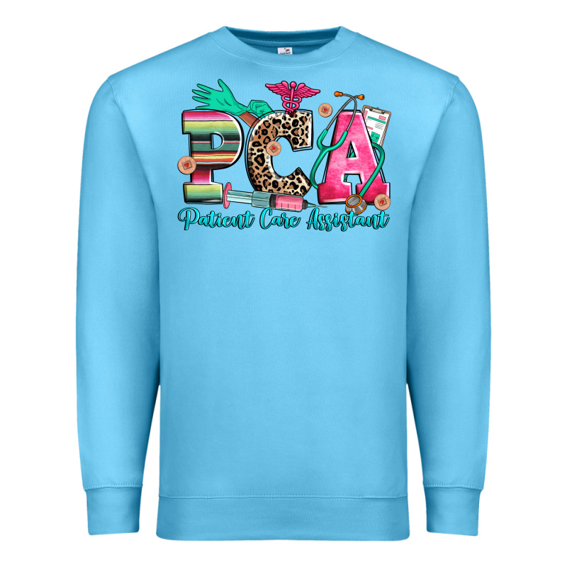 Pca Patient Care Assistant Premium Sweatshirt by Zillion Design Studio | Teevron