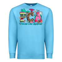 Ocean Blue pca patient care assistant Premium Sweatshirt - Zillion Design Studio