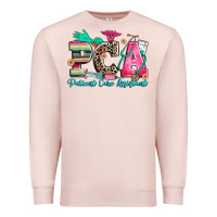 Pale Pink pca patient care assistant Premium Sweatshirt - Zillion Design Studio