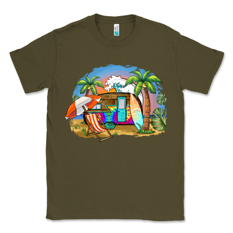 Camp Life Beach Classic Tee by BarkalooDesign | Teevron