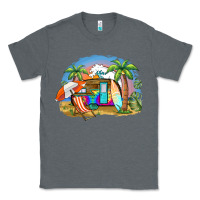 Charcoal Heather camp life beach Classic Tee - BarkalooDesign