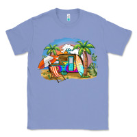 Colony Blue camp life beach Classic Tee - BarkalooDesign