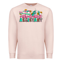 Pale Pink orthodontist assistant Premium Sweatshirt - Zillion Design Studio