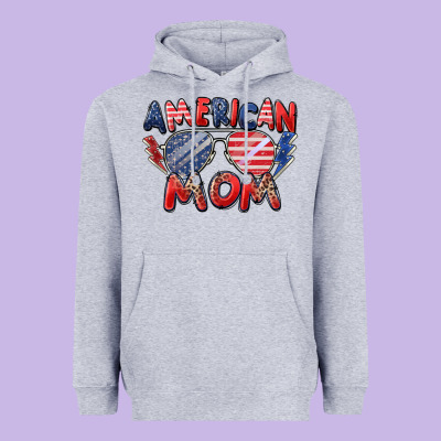 Heavyweight Hoodie American mom