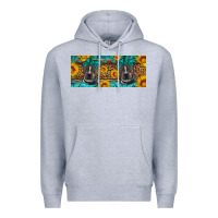 Heather Grey western pitbull Premium Hoodie - Artiststas