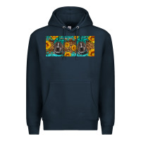 Navy western pitbull Premium Hoodie - Artiststas