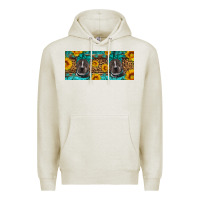 Oatmeal Heather western pitbull Premium Hoodie - Artiststas
