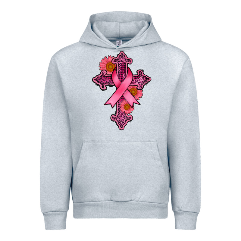 Breast Cancer Cross Urban Hoodie by AdoDesignShop | Teevron