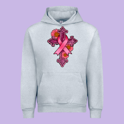 Breast Cancer Cross Urban Hoodie Designed By Adodesignshop