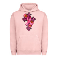 Pigment Salmon breast cancer cross Urban Hoodie - AdoDesignShop