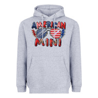 Heather Grey American mini Heavyweight Hoodie - Zillion Design Studio