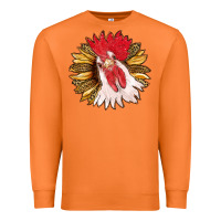 Carrot sunflower with rooster Premium Sweatshirt - RanaPortraitStore